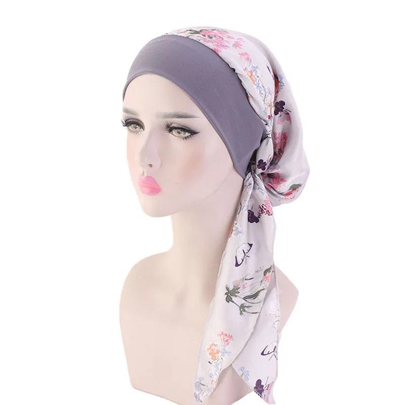 On sale - Floral Inner Hijab Shawl - 30 Colours - Free