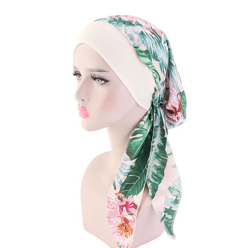 On sale - Floral Inner Hijab Shawl - 30 Colours - Free