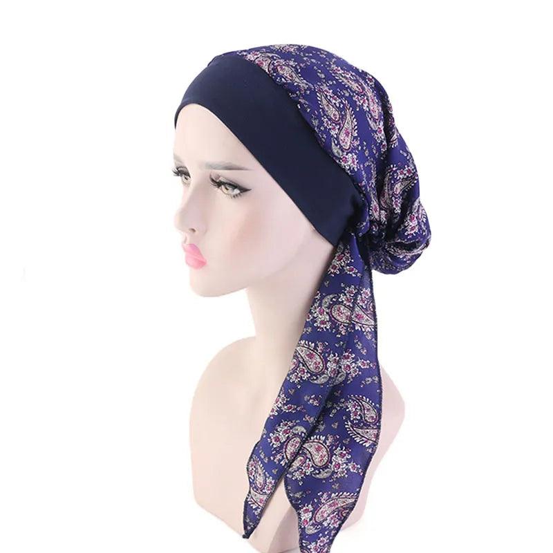 On sale - Floral Inner Hijab Shawl - 30 Colours - Free