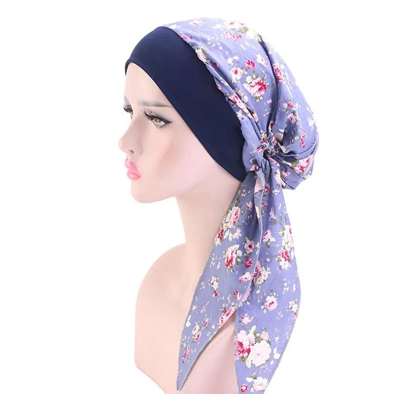 On sale - Floral Inner Hijab Shawl - 30 Colours - Free