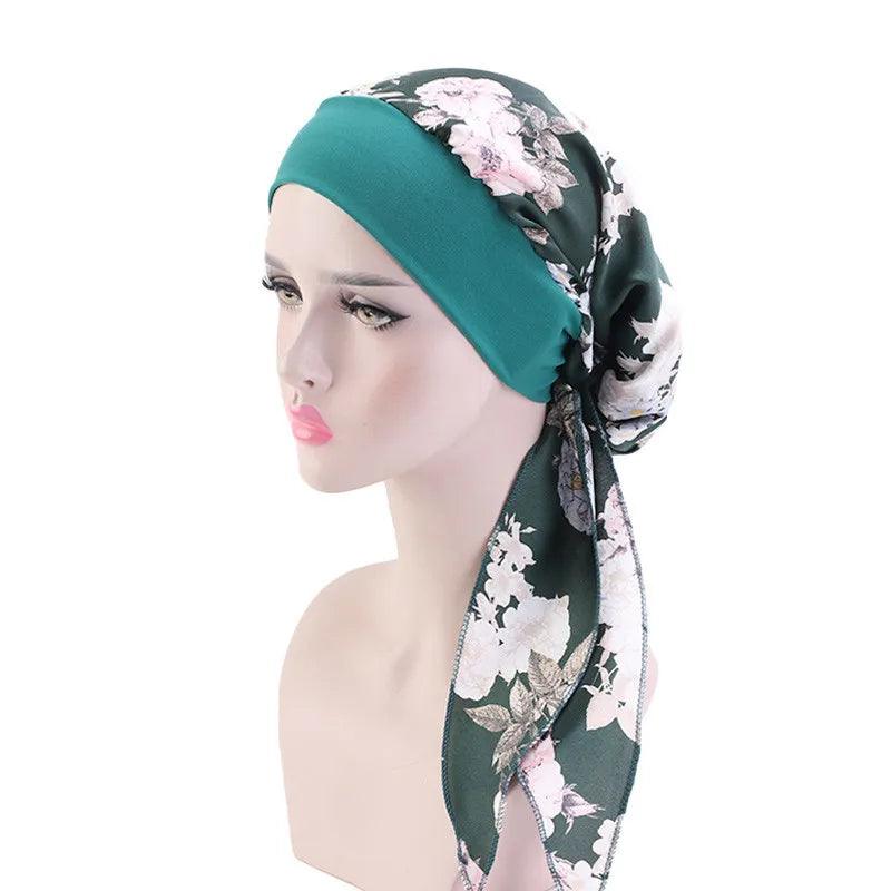 On sale - Floral Inner Hijab Shawl - 30 Colours - Free