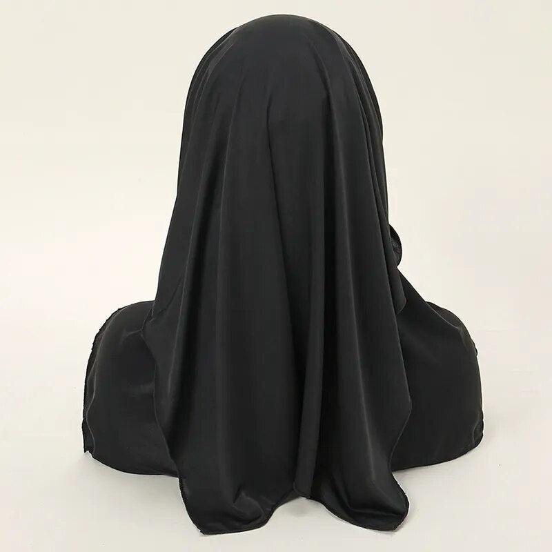On sale - Hijab Undercap With Niqab - Black - Free shipping