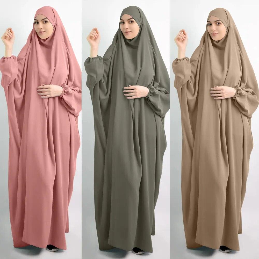 On sale - Hooded Plain Hijab - 10 Colours - Free shipping -