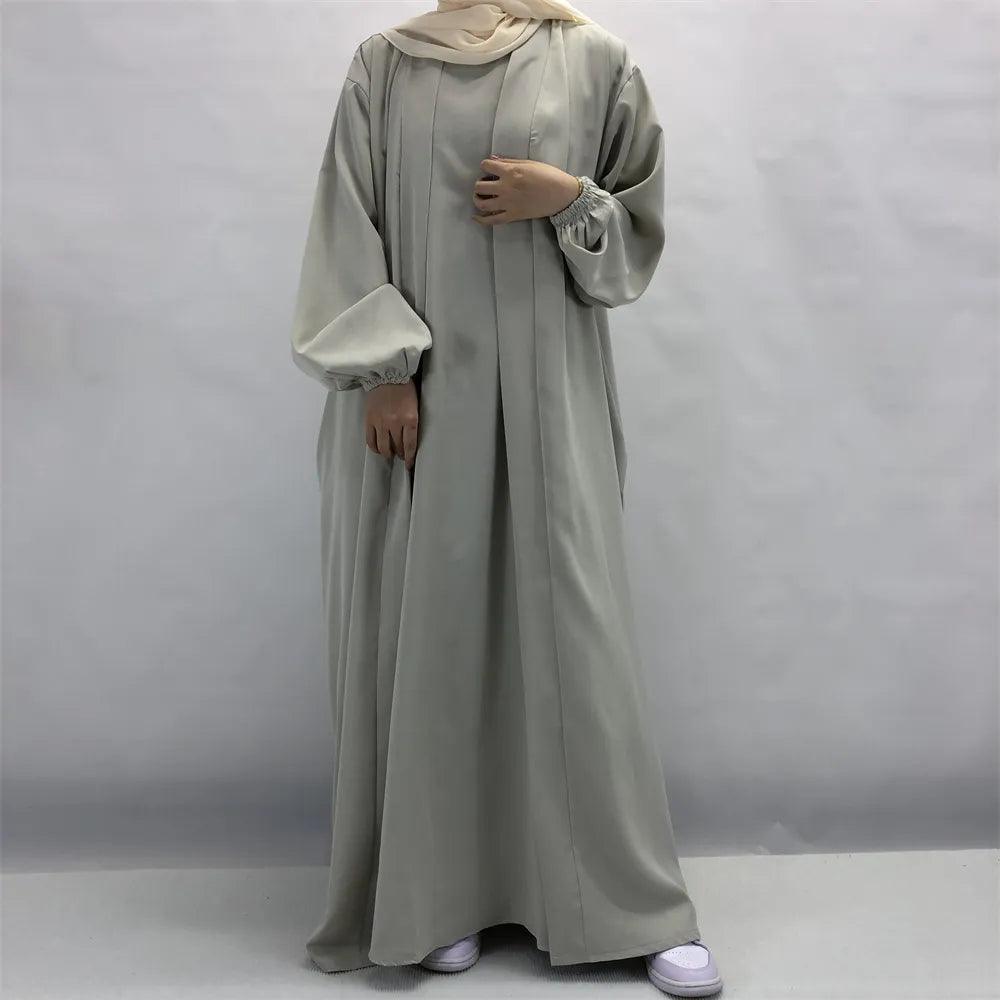 On sale - Islamic Maxi Open Abaya and Inner Abaya - 4