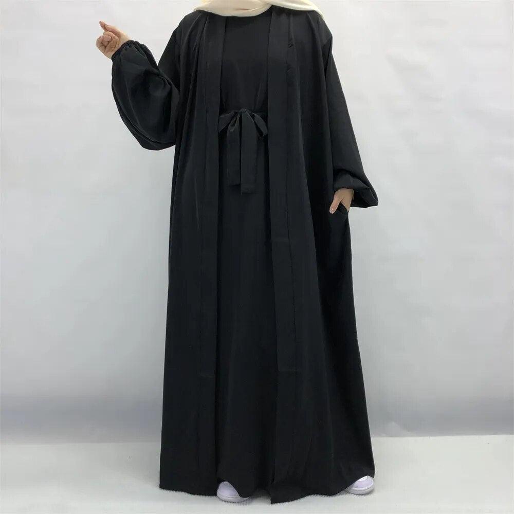 On sale - Islamic Maxi Open Abaya and Inner Abaya - 4