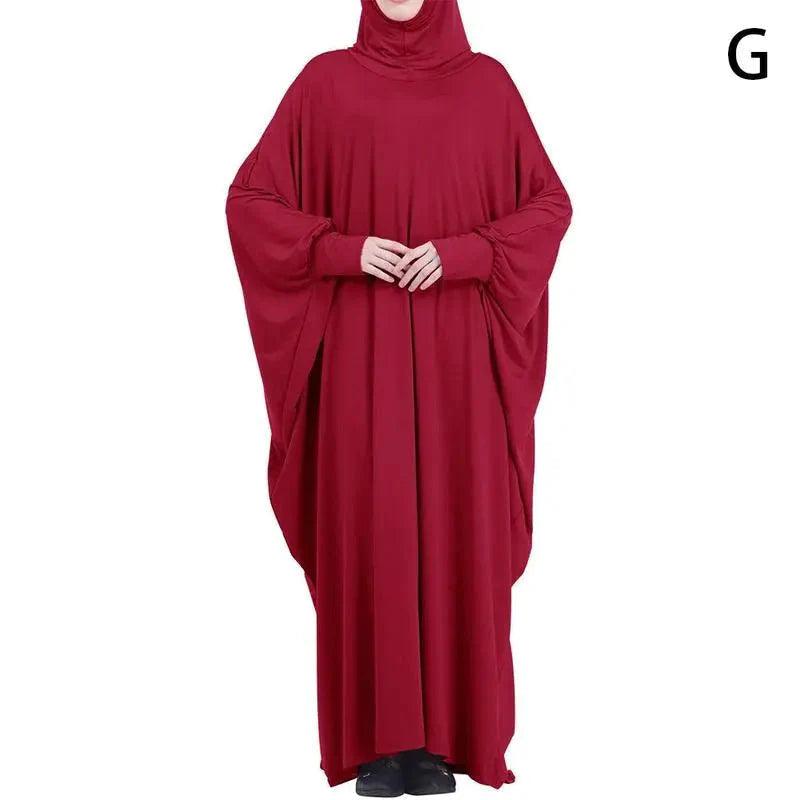 On sale - Islamic Modest Prayer Abaya - 10 Colours - Free