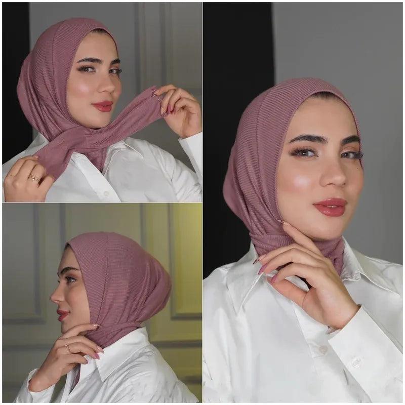 On sale - Jersy Inner Hijab Scarf - 8 Colours - Free