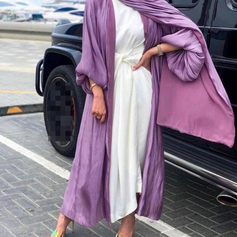 On sale - Kimono Modest Open Abaya - 16 Colours - Free