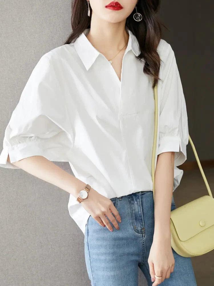 Oversized shirt korean best sale