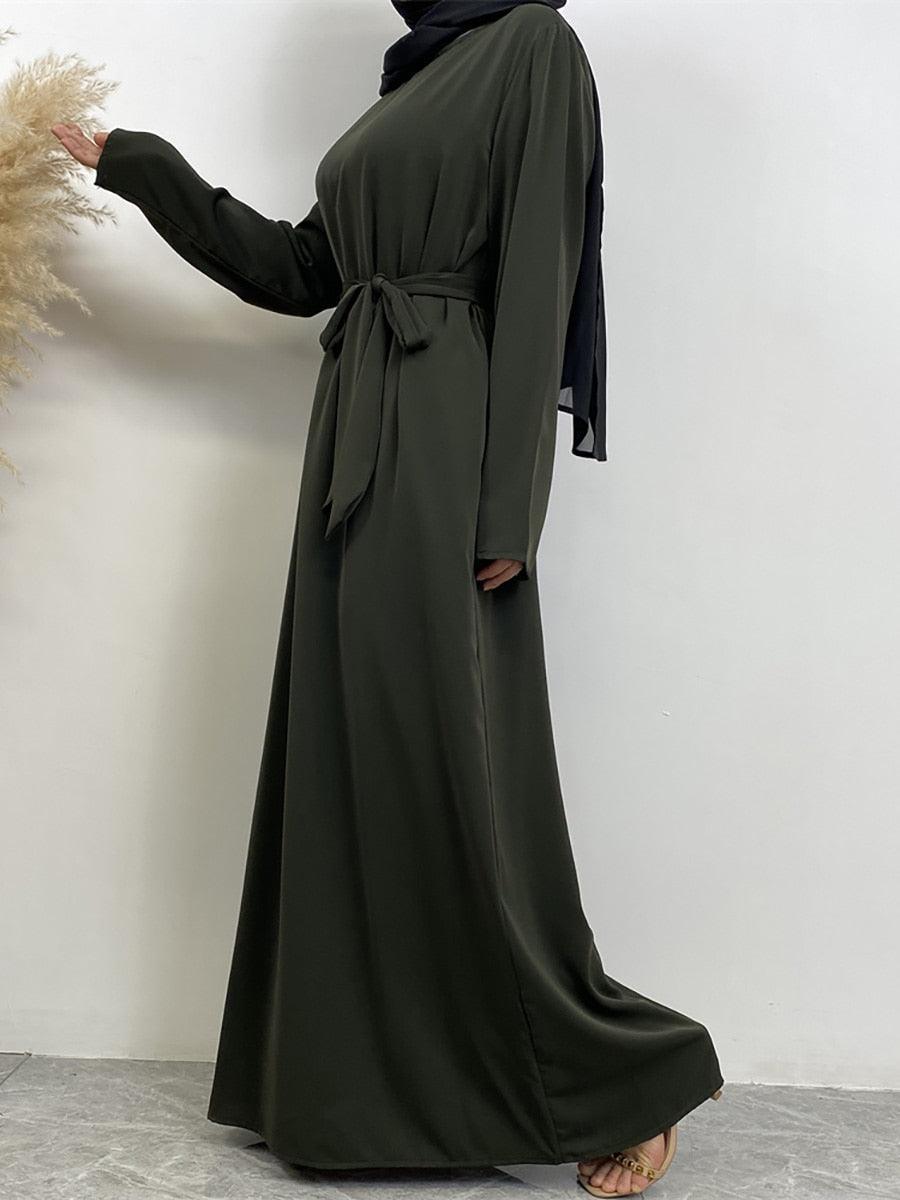 On sale - Long Abaya Dress with Pockets - 13 Colours - Free