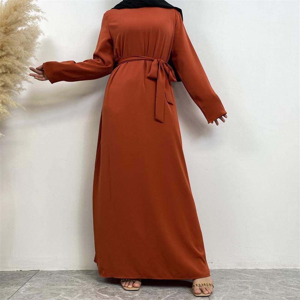 On sale - Long Abaya Dress with Pockets - 13 Colours - Free