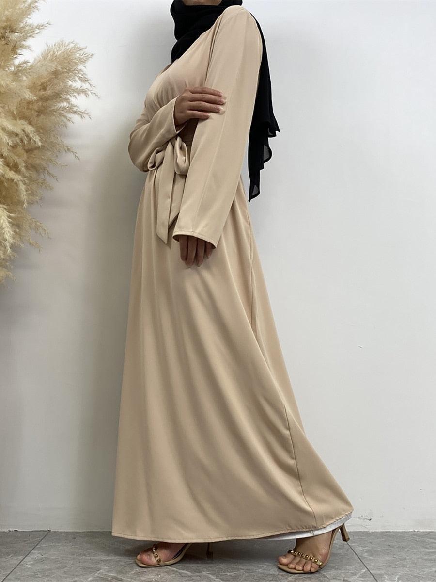 On sale - Long Abaya Dress with Pockets - 13 Colours - Free