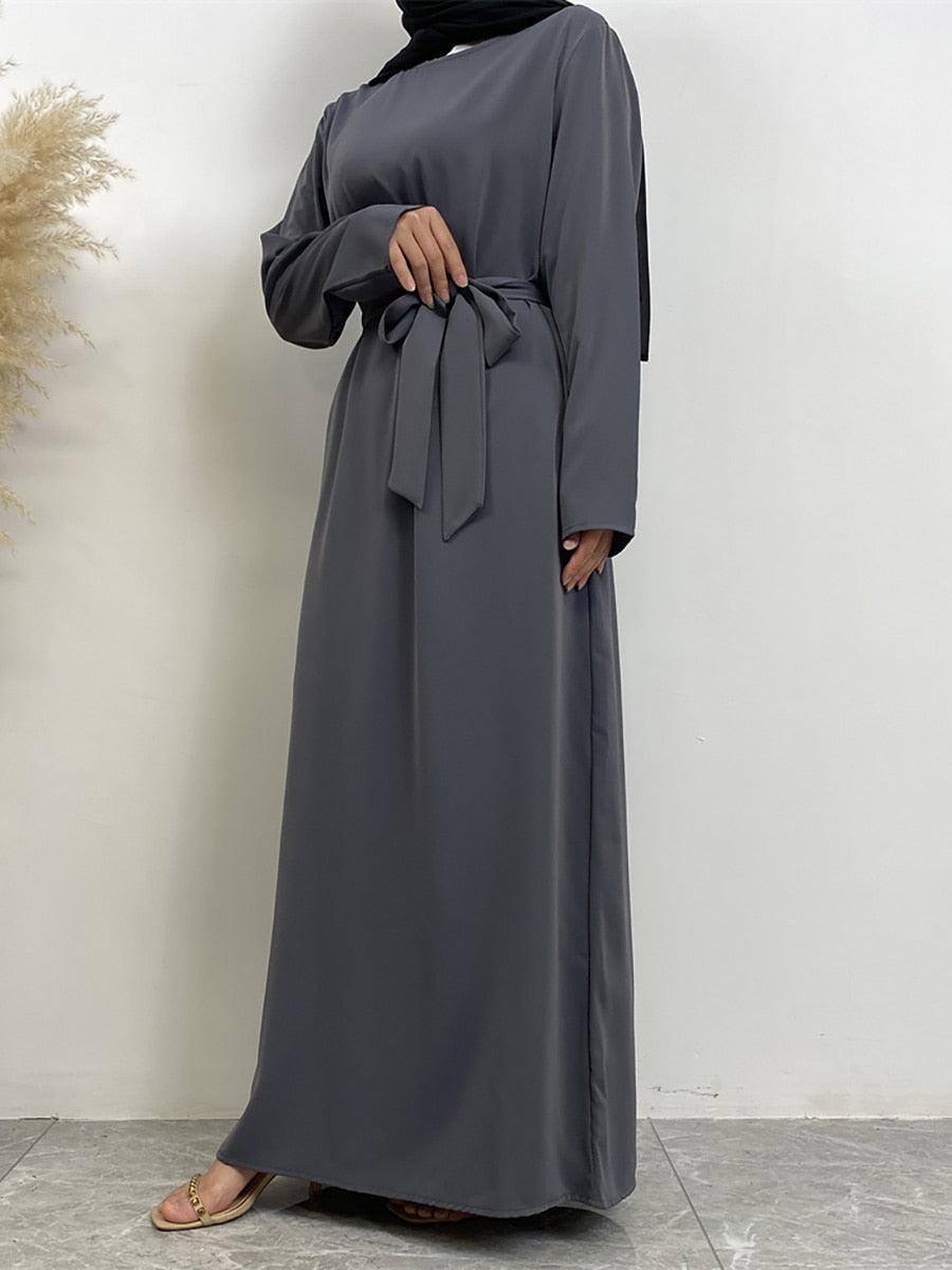 On sale - Long Abaya Dress with Pockets - 13 Colours - Free