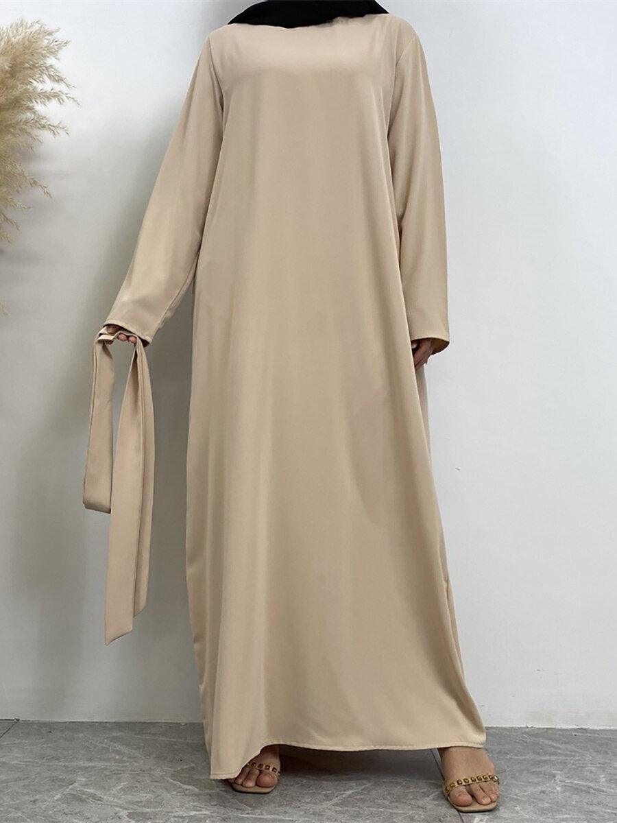 On sale - Long Abaya Dress with Pockets - 13 Colours - Free