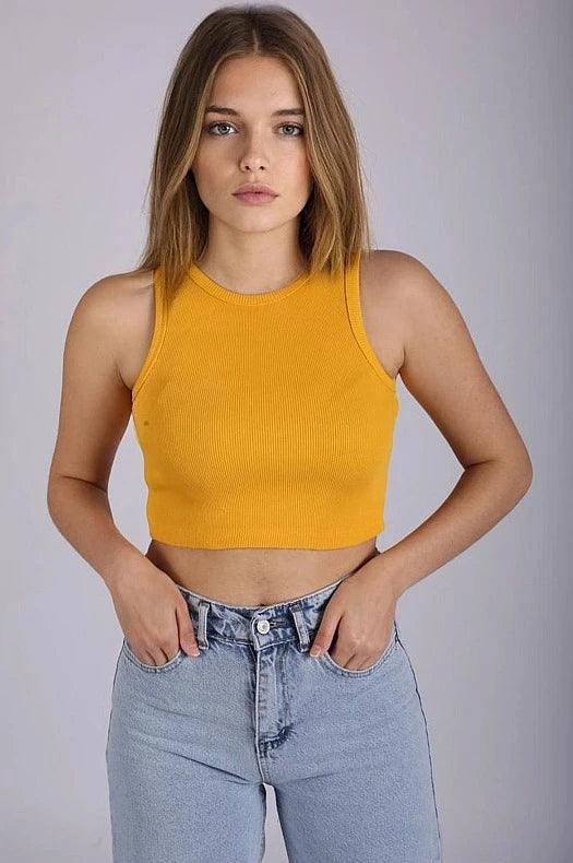 Yellow Crop Tops for Girls
