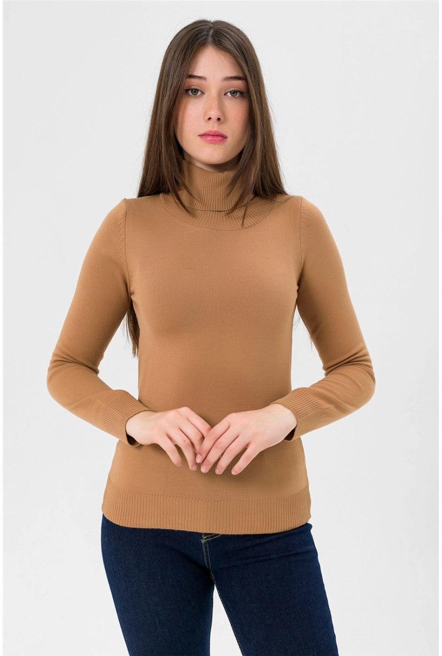 Camel knitwear on sale