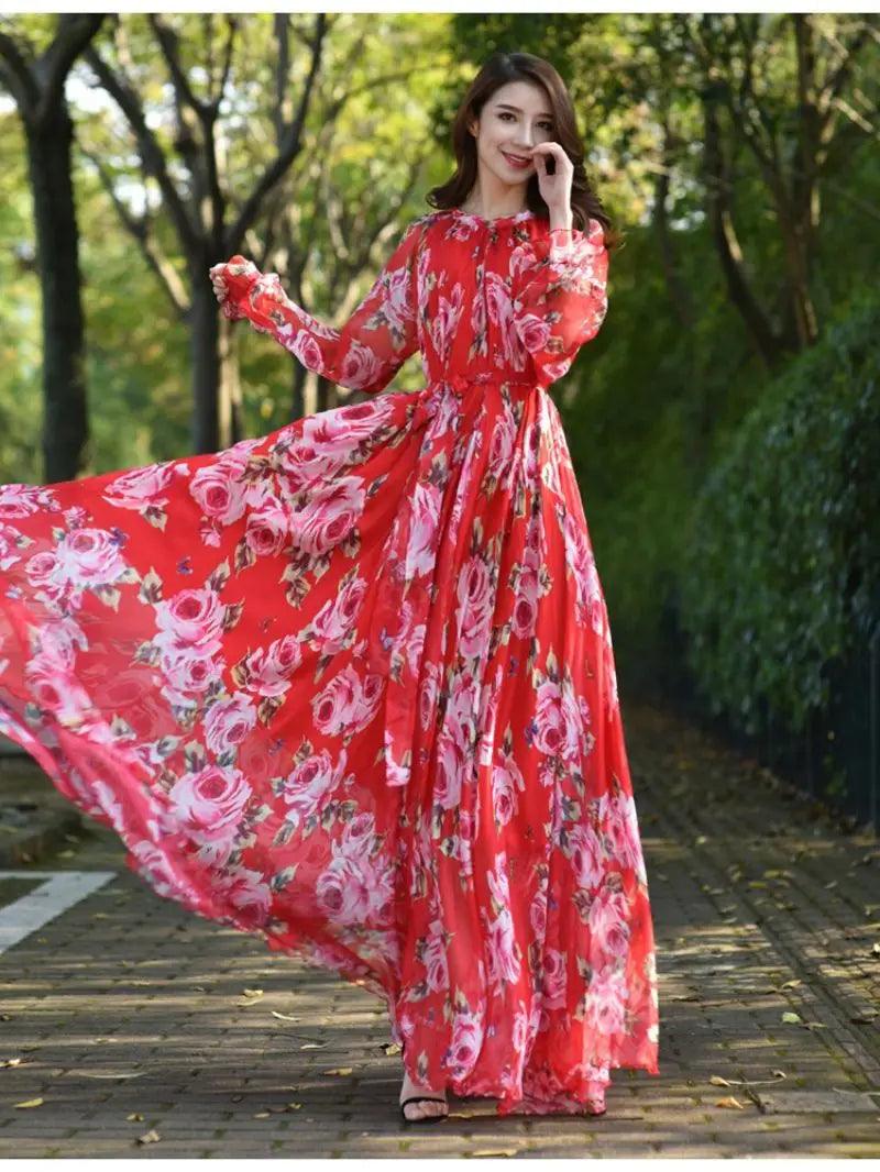 On sale - Modest Islamic Maxi Dress - 7 Colours - Free