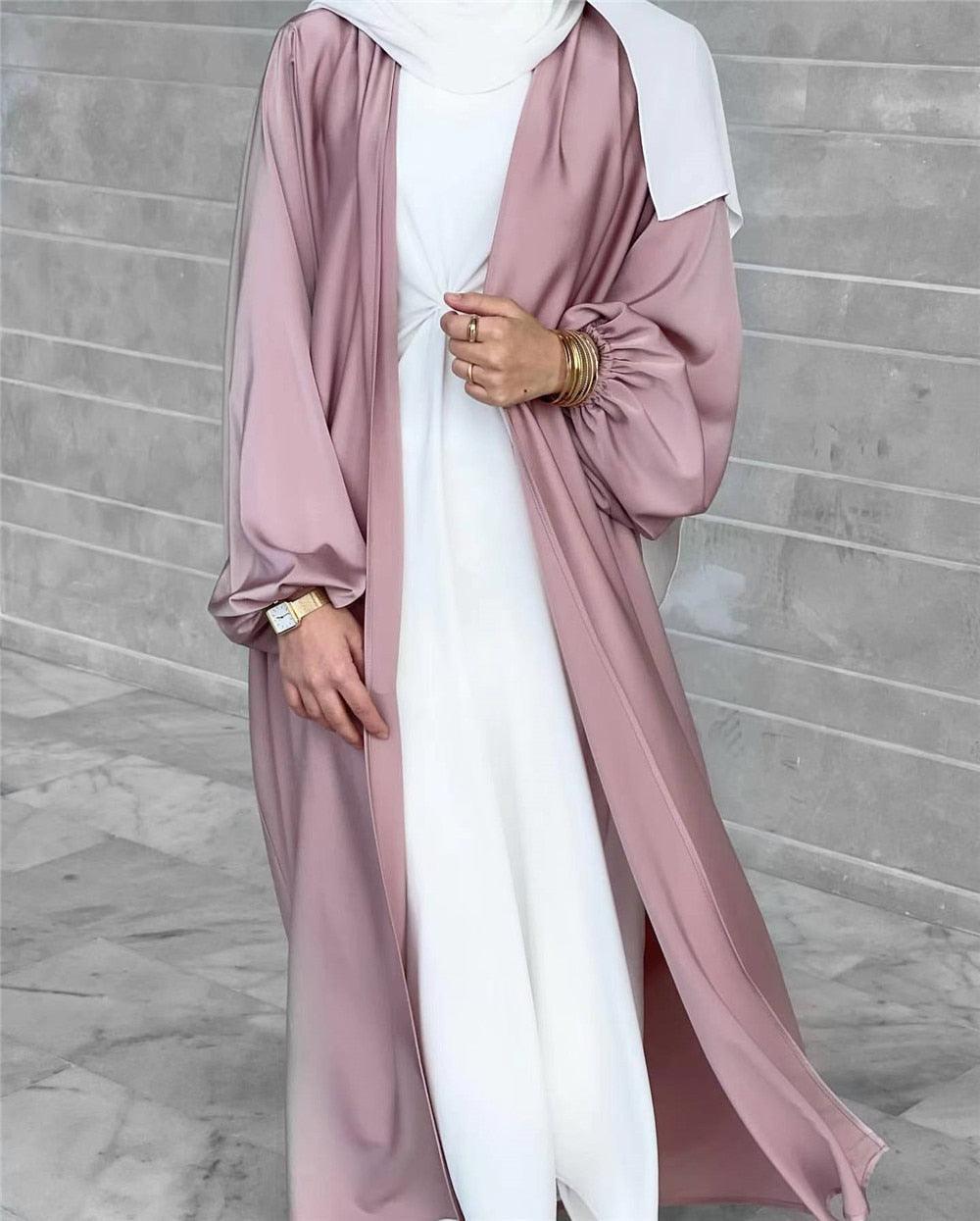 On sale - Modest Open Abaya - 6 Colours - Free shipping -