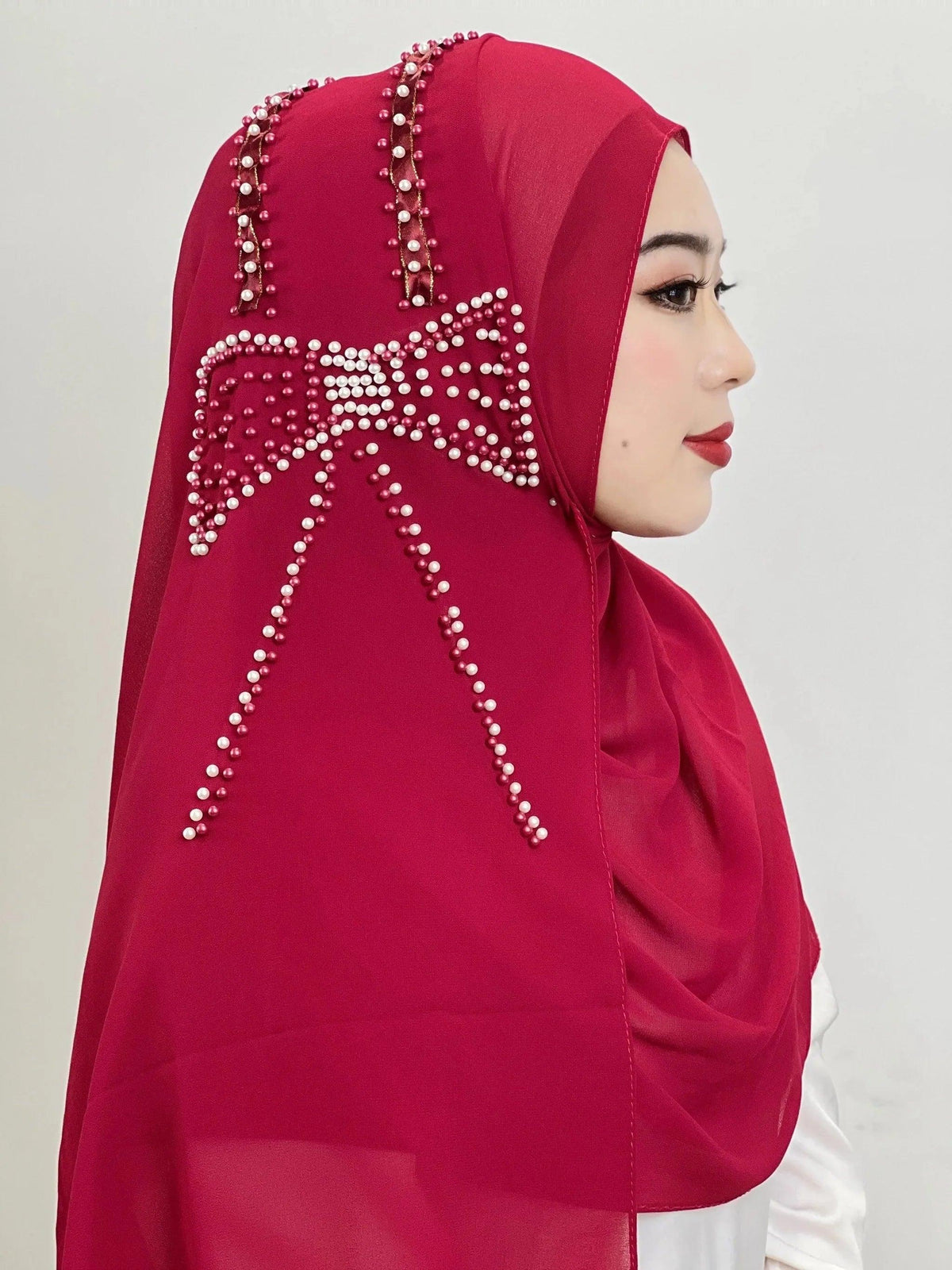 On sale - Muslim Big Bow Hijab - 11 Colours - Free shipping