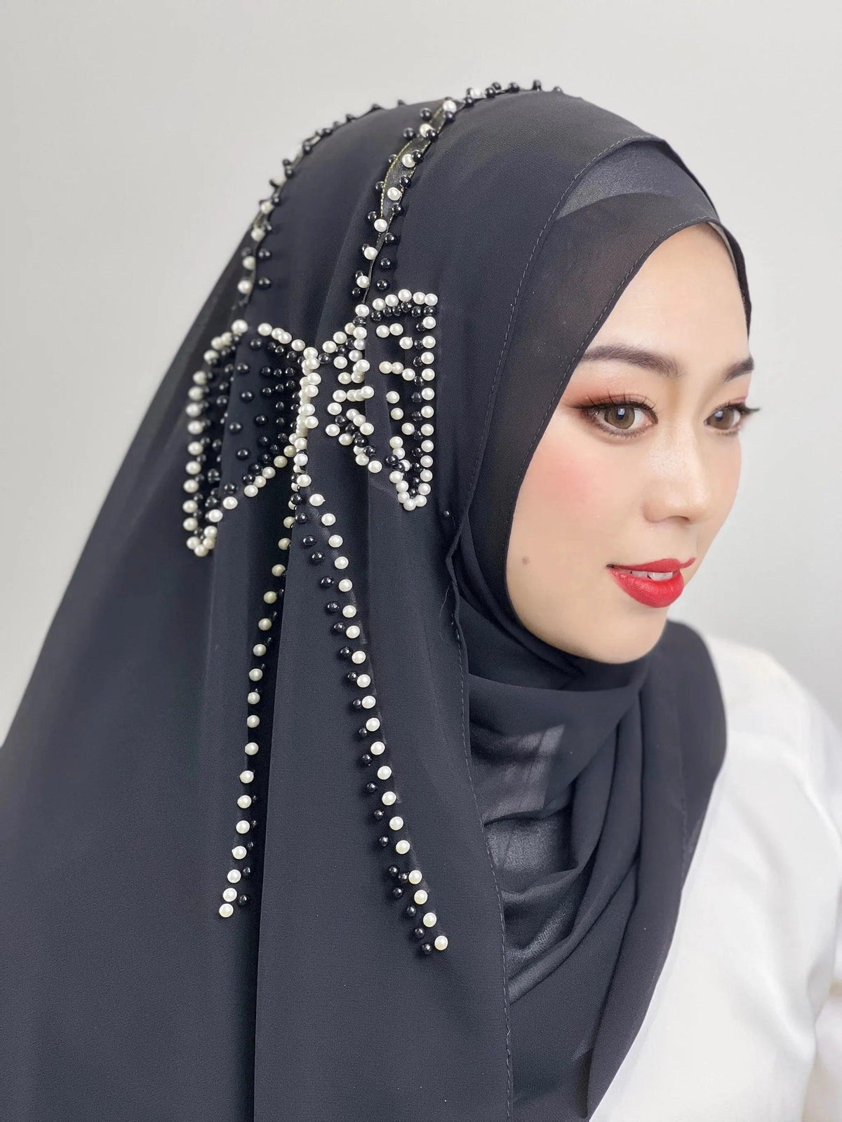 On sale - Muslim Big Bow Hijab - 11 Colours - Free shipping