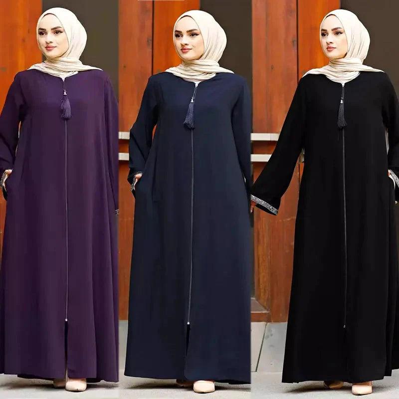 On sale - Muslim Dress Djellaba Caftan - 8 Colours - Free