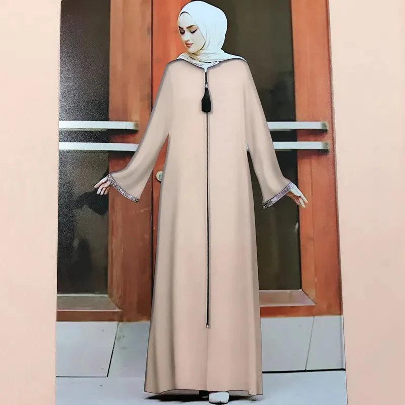 On sale - Muslim Dress Djellaba Caftan - 8 Colours - Free