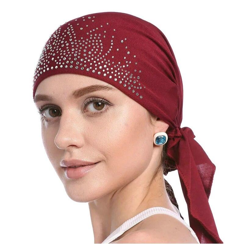 On sale - Muslim Headscarf Hat - 6 Colours - Free shipping -