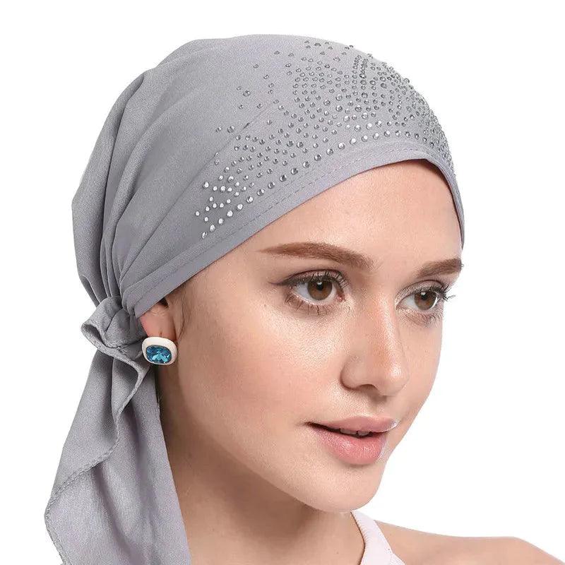 On sale - Muslim Headscarf Hat - 6 Colours - Free shipping -