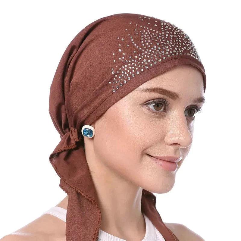 On sale - Muslim Headscarf Hat - 6 Colours - Free shipping -