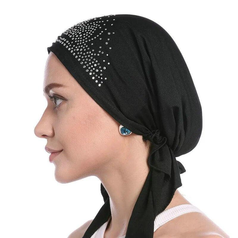 On sale - Muslim Headscarf Hat - 6 Colours - Free shipping -