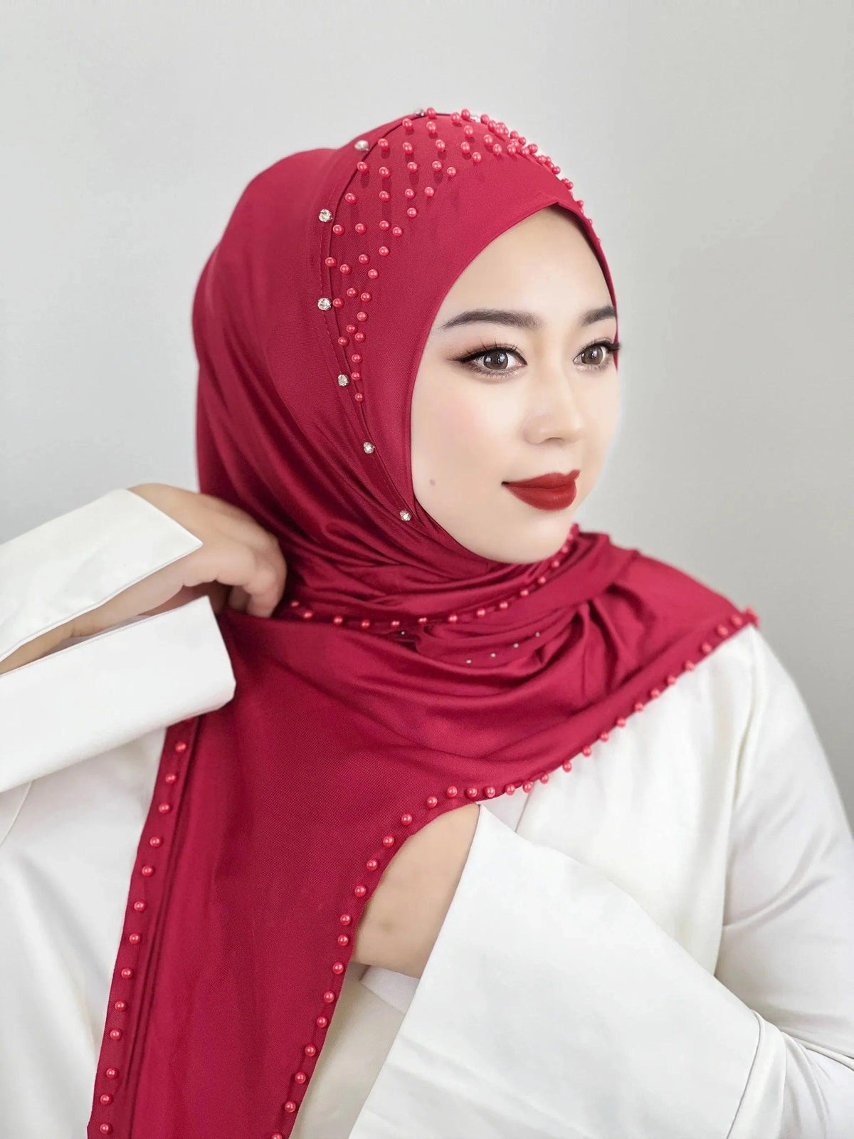 On sale - Muslim Hijab Solid Color - 9 Colours - Free