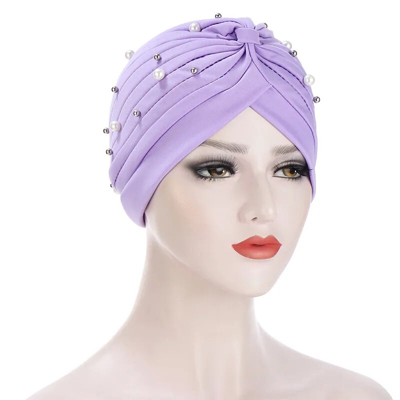 On sale - Muslim Knotted Headdress - 53 Colours - Free