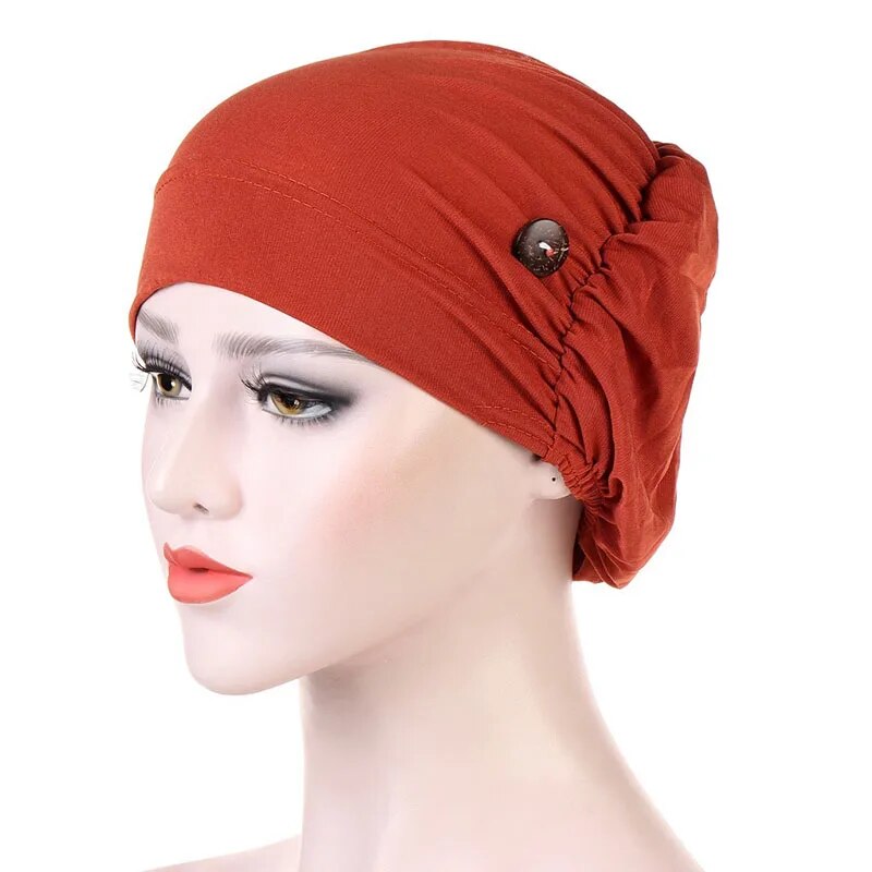 On sale - Muslim Knotted Headdress - 53 Colours - Free