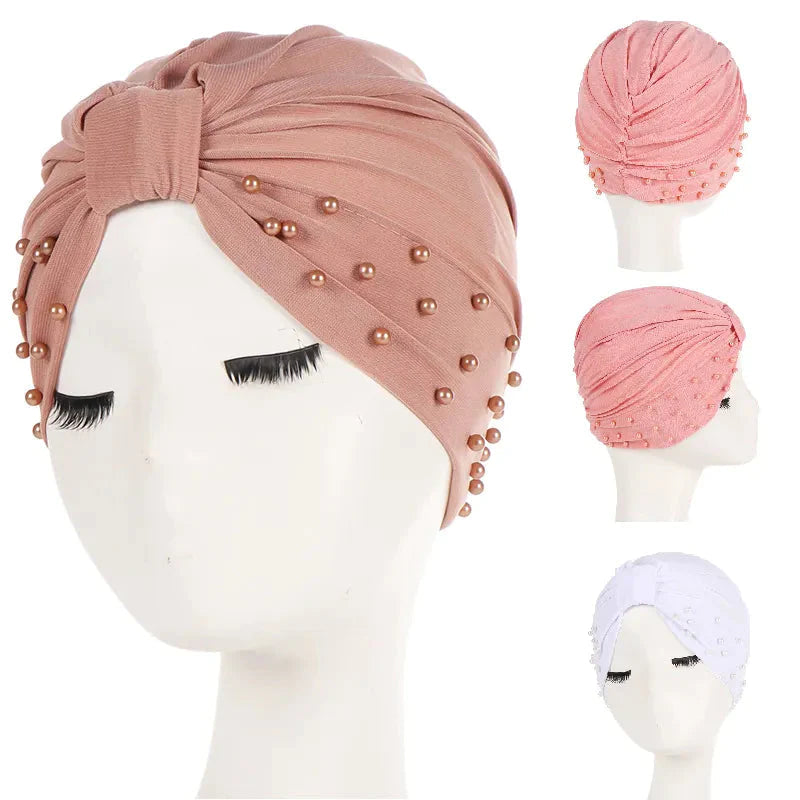 On sale - Muslim Knotted Headdress - 53 Colours - Free