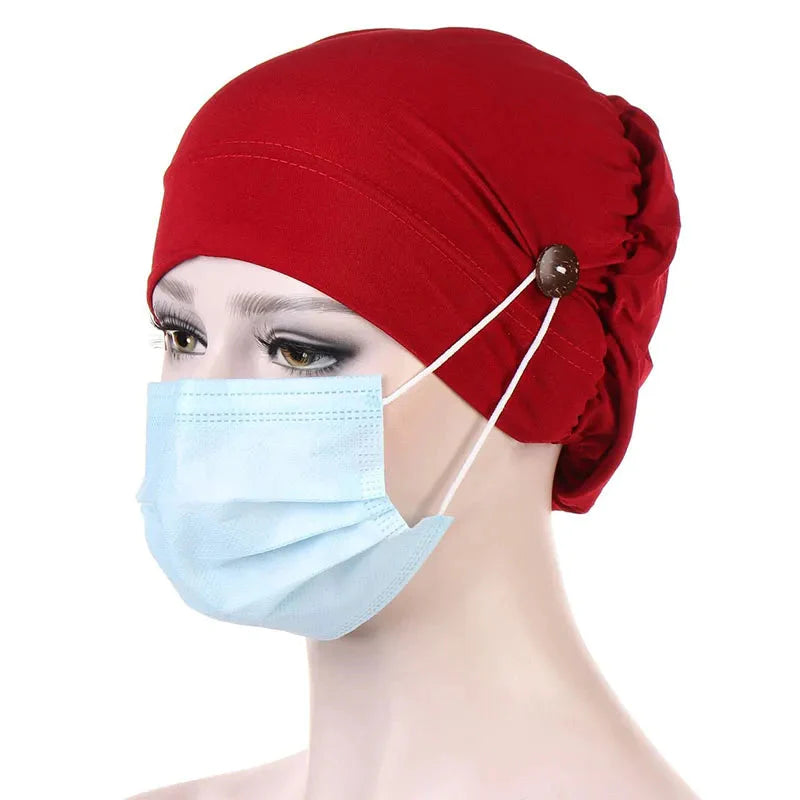 On sale - Muslim Knotted Headdress - 53 Colours - Free