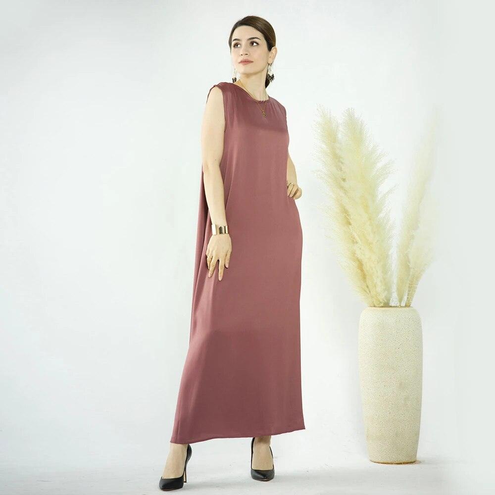 On sale - Muslim Long Inner Dress - 11 Colours - Free