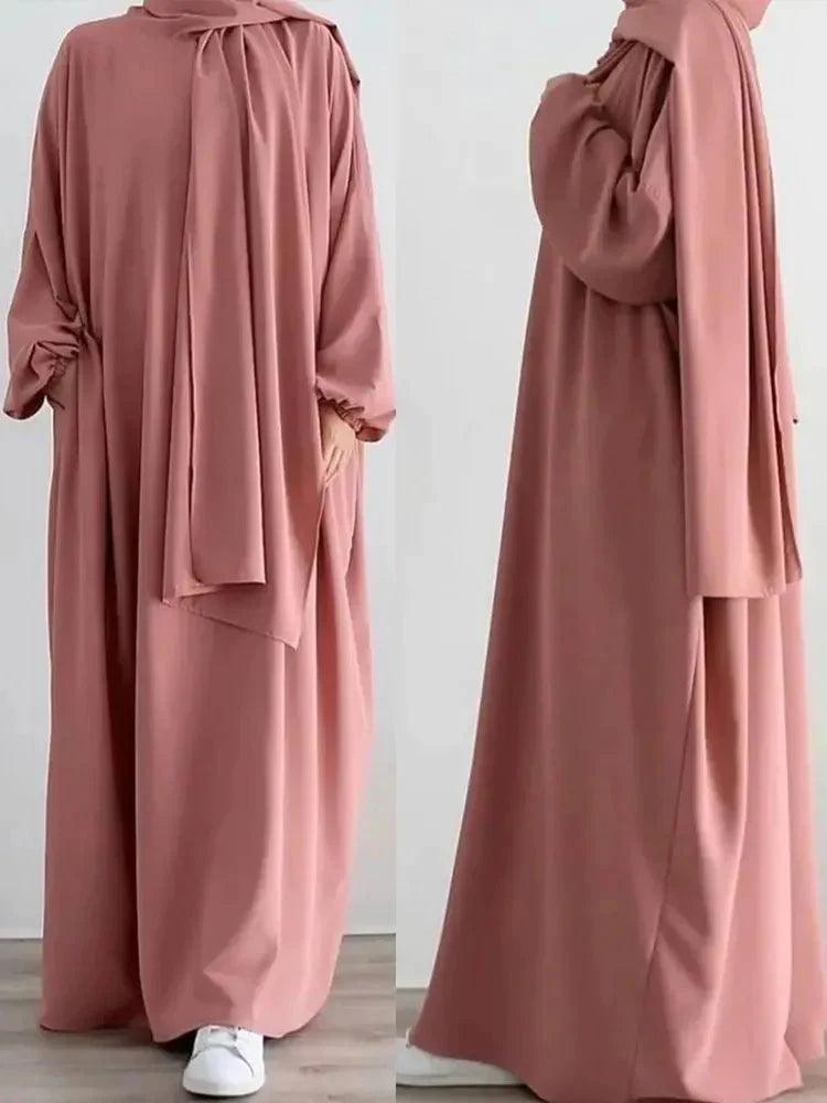 On sale - Muslim Prayer Abaya - 13 Colours - Free shipping -