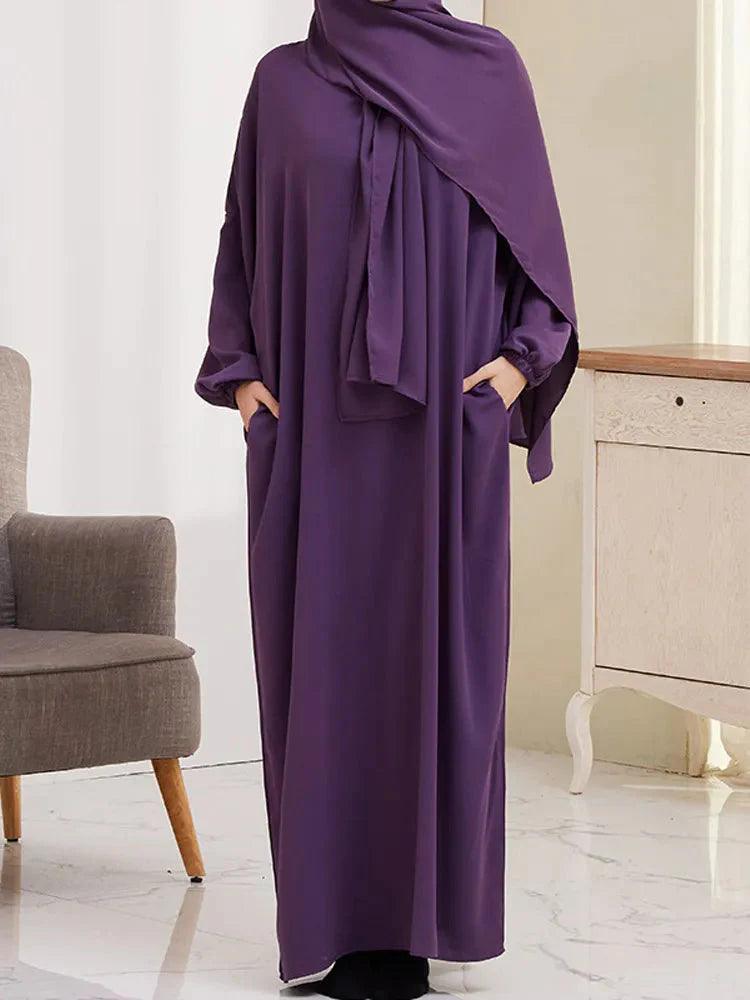 On sale - Muslim Prayer Abaya - 13 Colours - Free shipping -