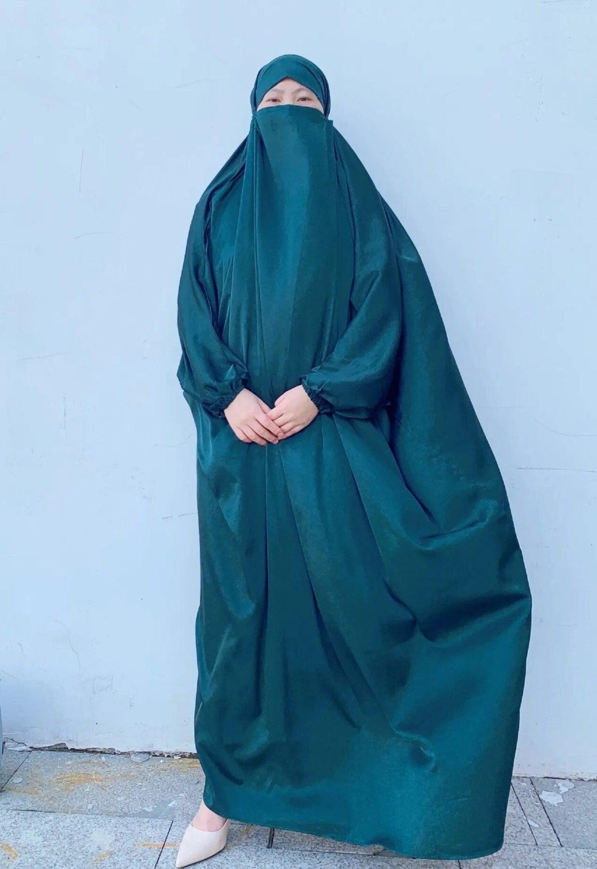 On sale - Muslim Prayer Garment Jilbab - 14 Colours - Free