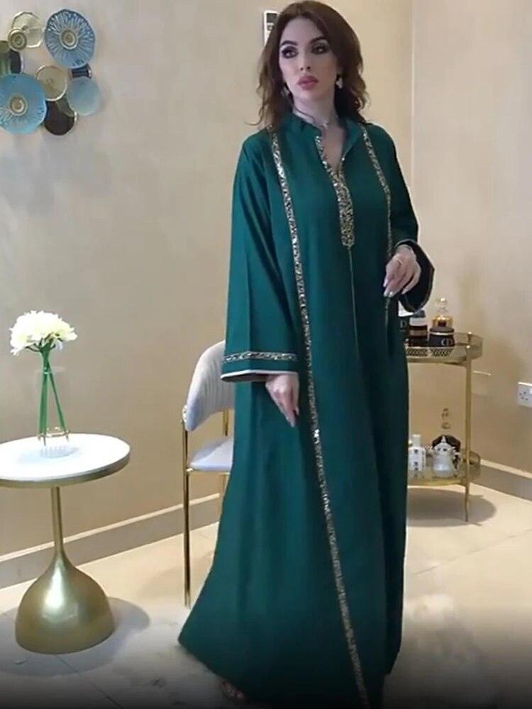 On sale - Muslim Robe Morocco - 4 Colours - Free shipping -