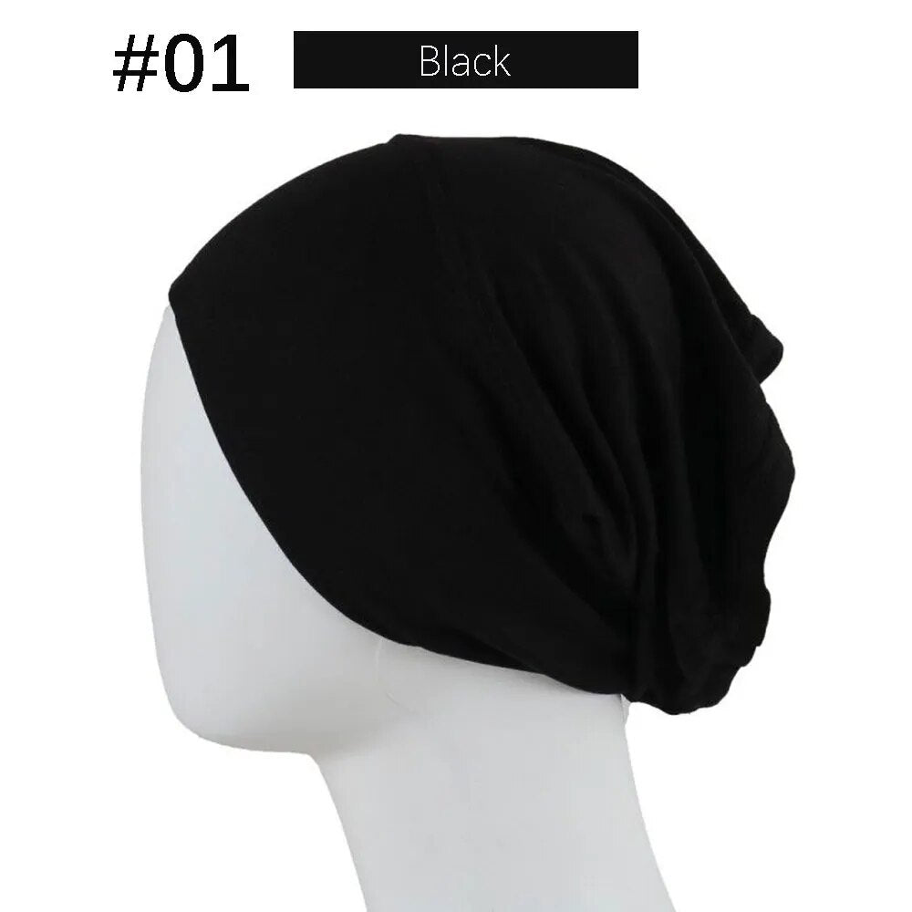 On sale - Muslim Women Under Scarf - 55 Colours - Free