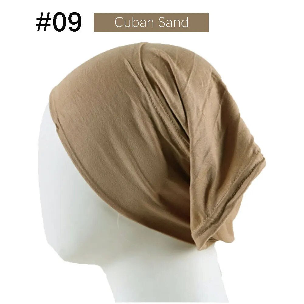 On sale - Muslim Women Under Scarf - 55 Colours - Free