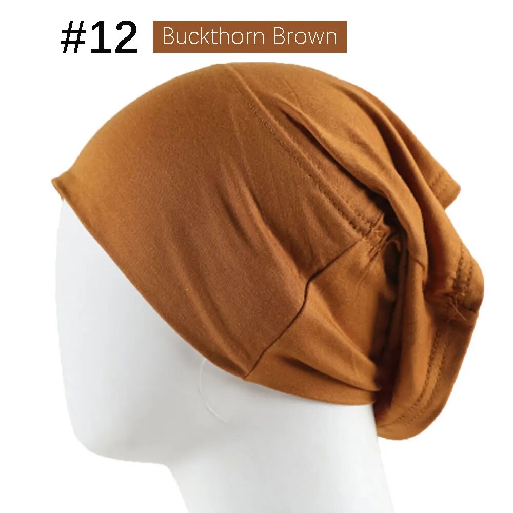 On sale - Muslim Women Under Scarf - 55 Colours - Free