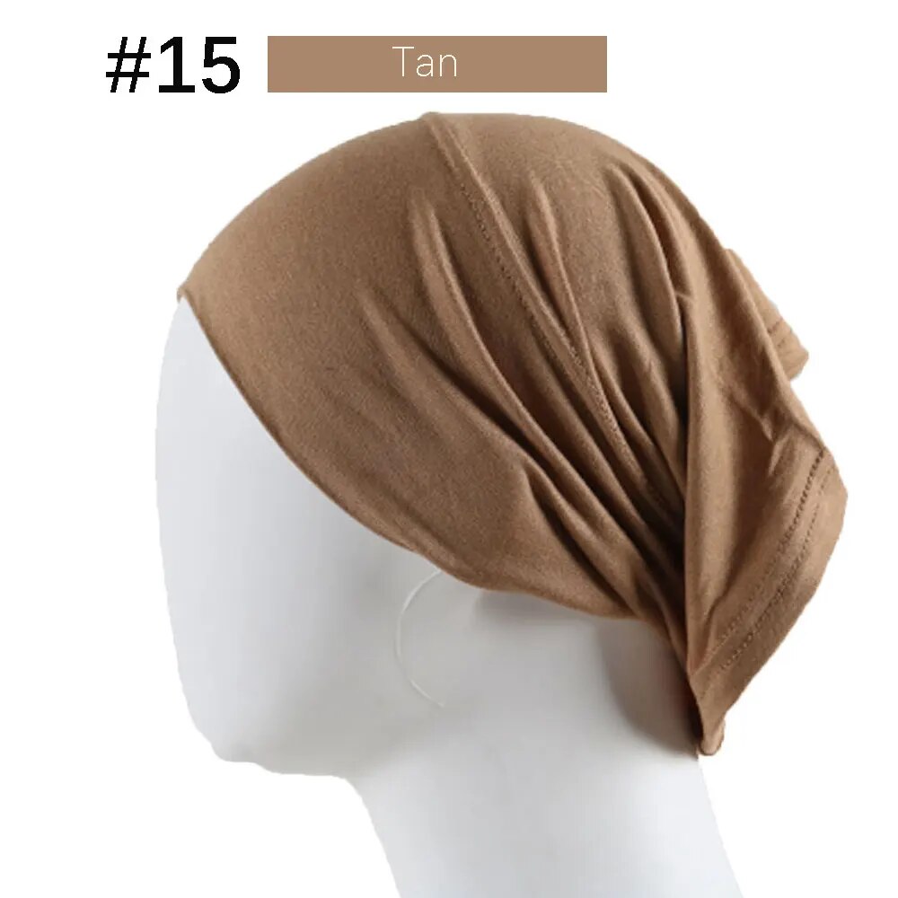 On sale - Muslim Women Under Scarf - 55 Colours - Free