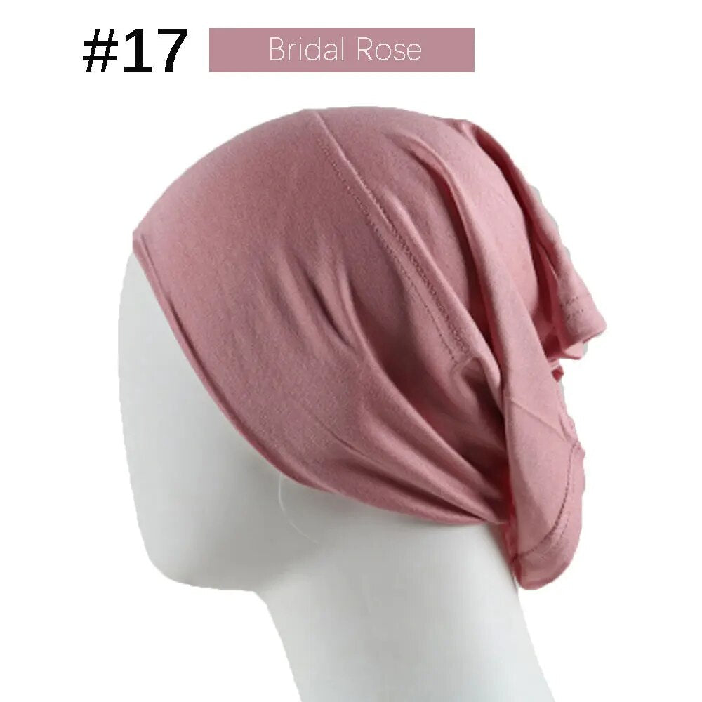 On sale - Muslim Women Under Scarf - 55 Colours - Free