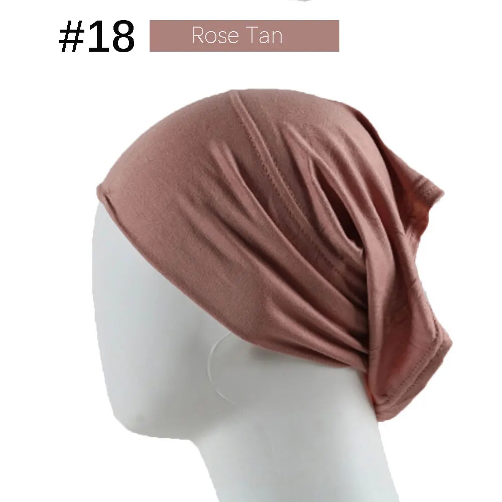 On sale - Muslim Women Under Scarf - 55 Colours - Free