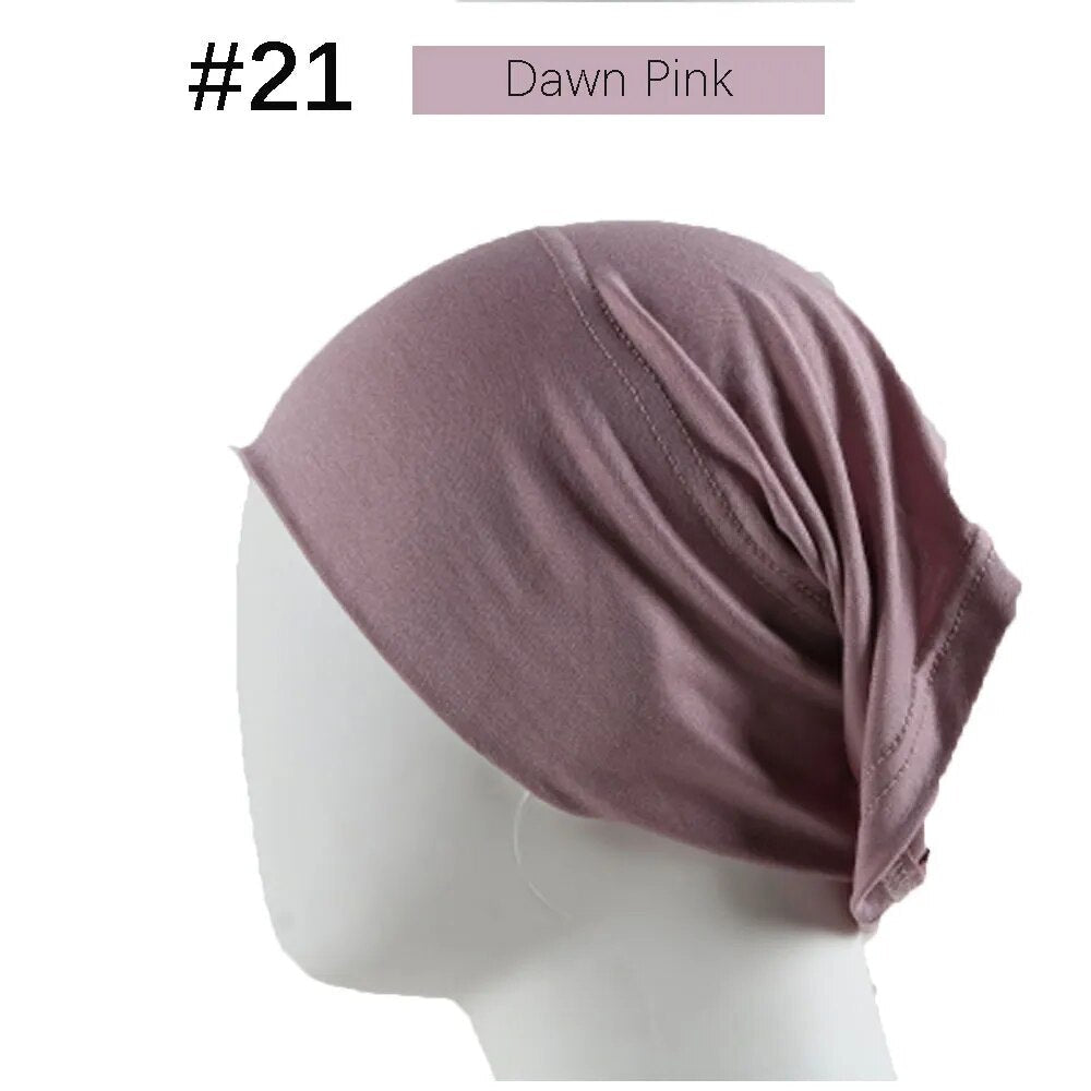 On sale - Muslim Women Under Scarf - 55 Colours - Free