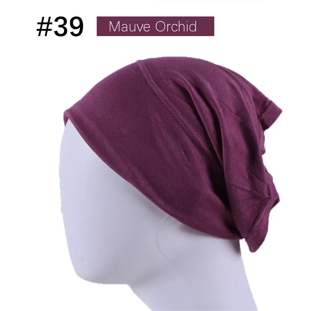 On sale - Muslim Women Under Scarf - 55 Colours - Free