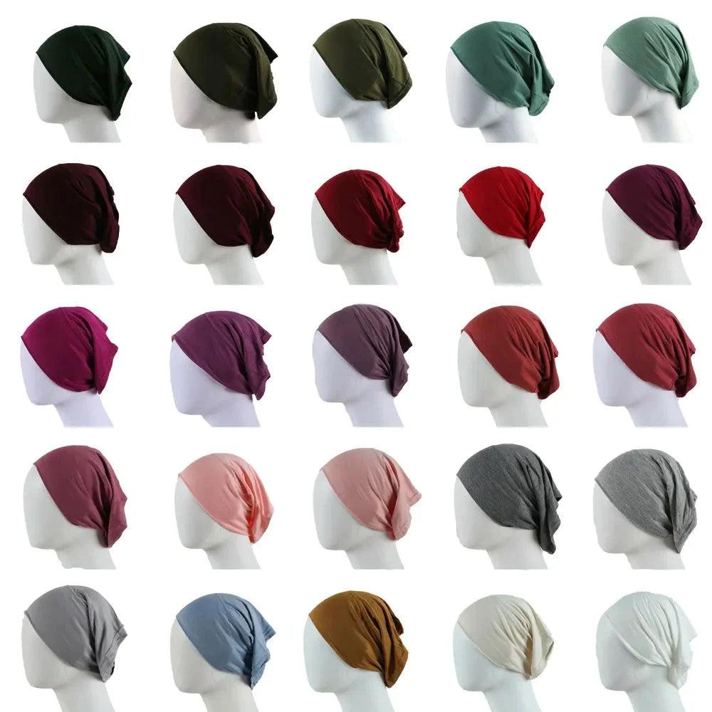 On sale - Muslim Women Under Scarf - 55 Colours - Free