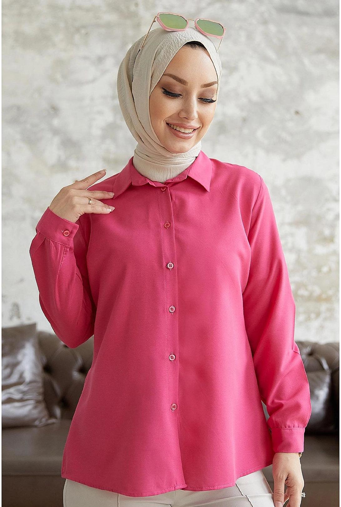 Classic Collar Long Sleeve Shirt for Women